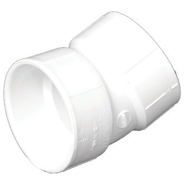 Charlotte Pipe And Foundry Charlotte Pipe 4 in. Hub X 4 in. D Hub PVC Elbow 1 pk PVC003241200 - main